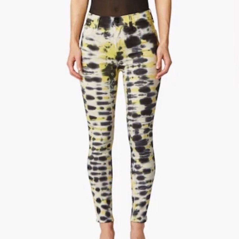 Hudson Holly High Rise Tye Dye Skinny Jeans - Picture 3 of 5